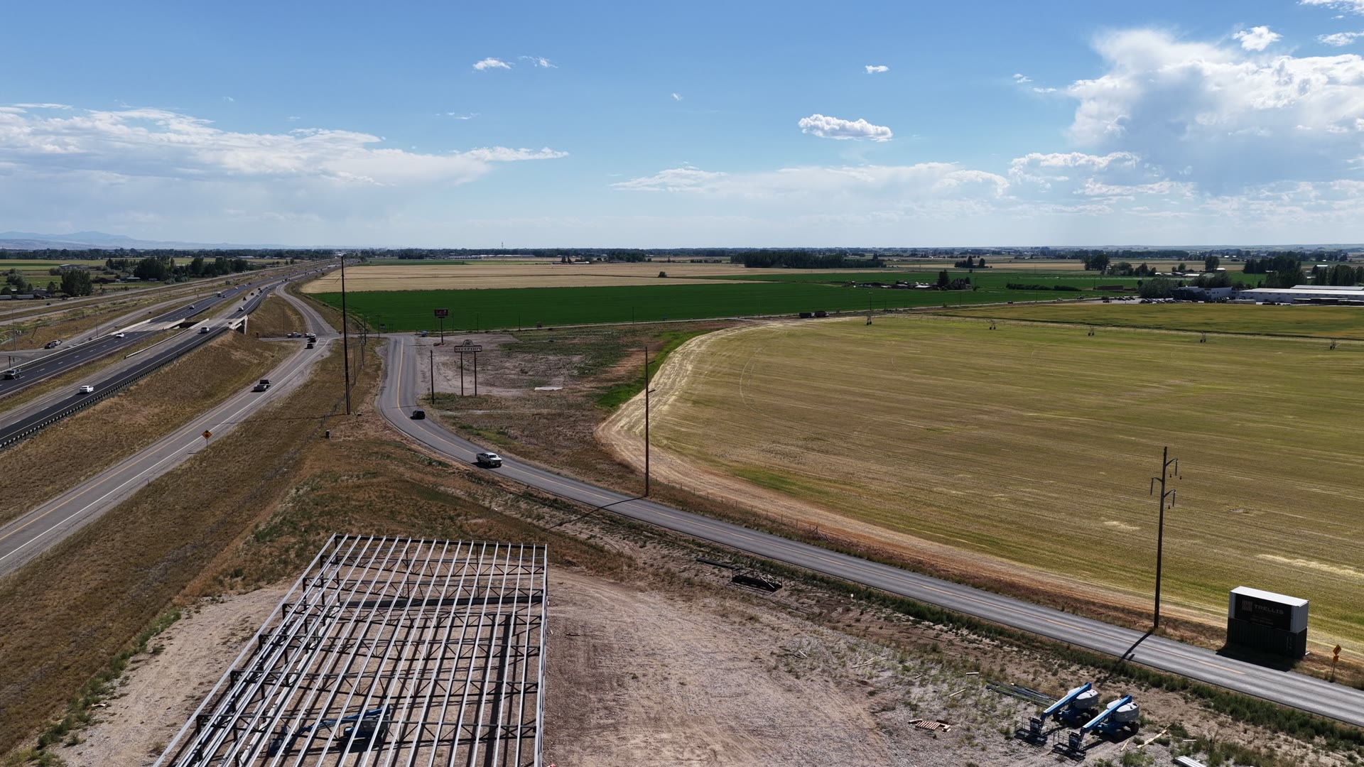 County Line — the site where Highway 20 meets County Line Road