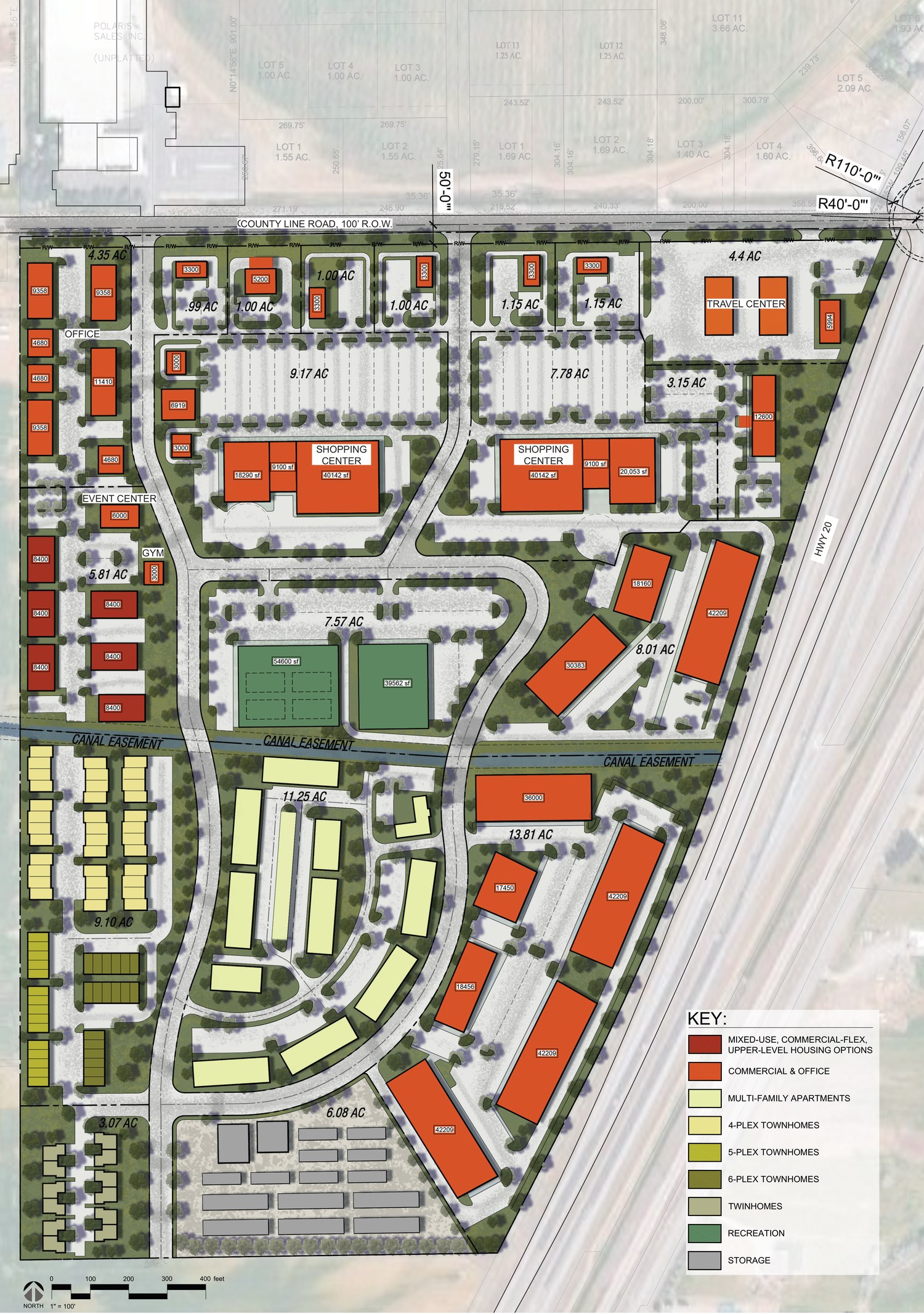 County Line site plan