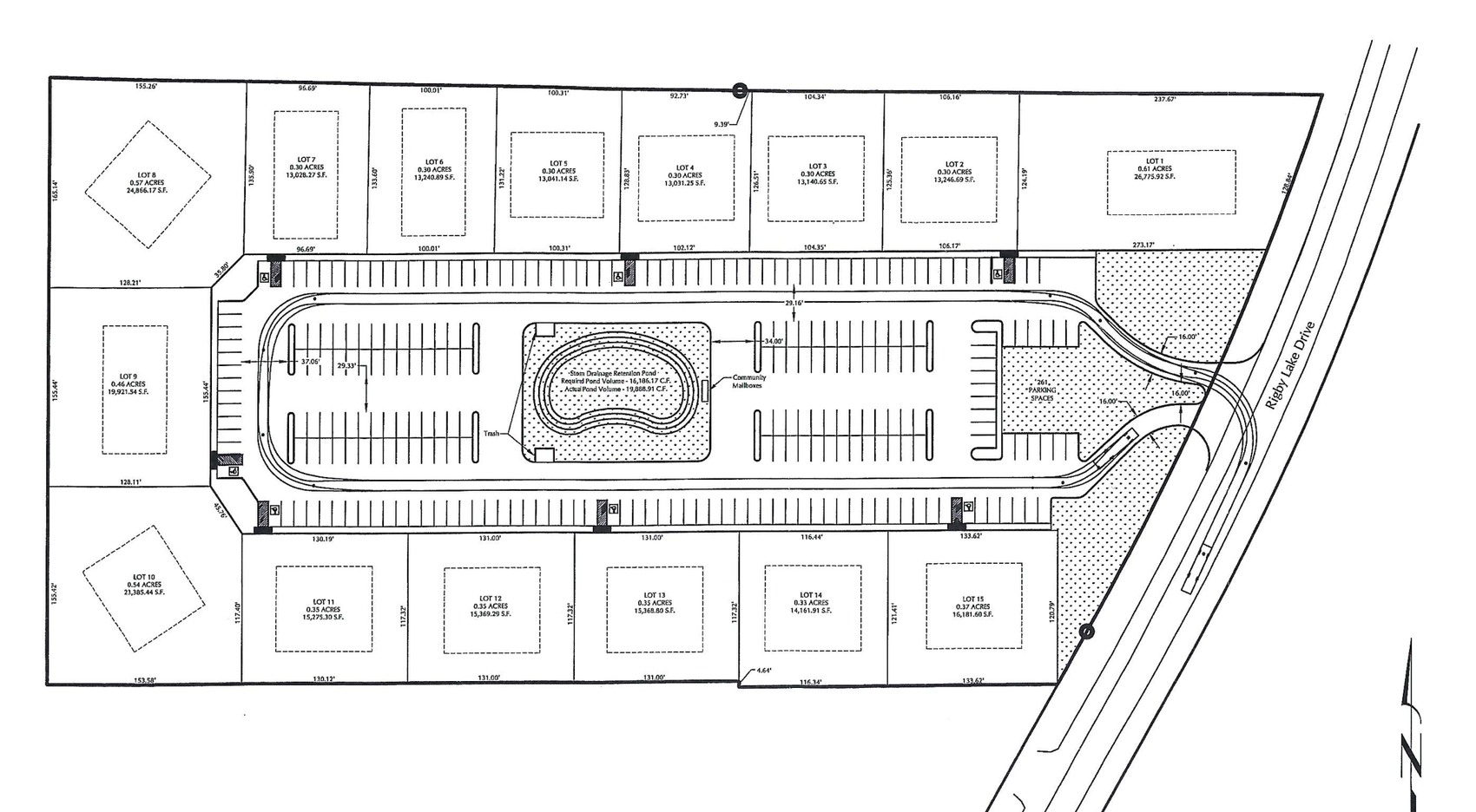 Rigby Professional Plaza site plan